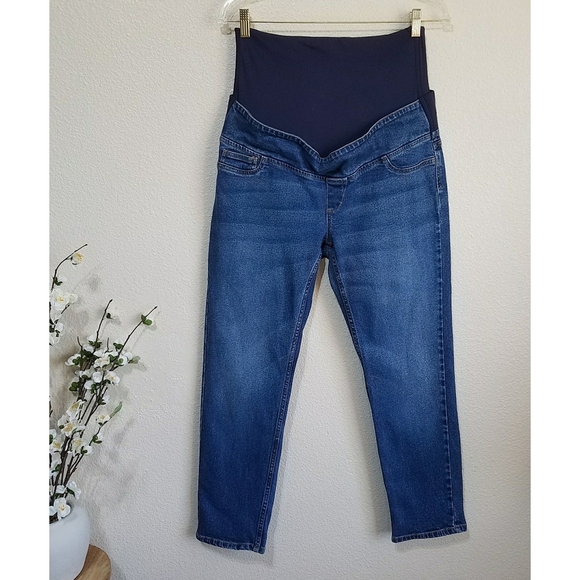 Isabella Oliver Maternity Straight Leg Jeans - Picture 1 of 10